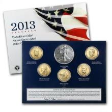 2013 U.S. Mint Annual Uncirculated Dollar Coin Set