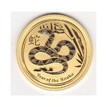 Australian Series II Lunar Gold Half Ounce 2013 Snake