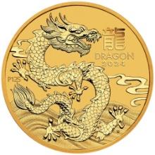 2024 Australia 1 oz Gold Lunar Dragon BU (Series III)