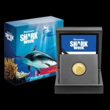 Discovery(TM) Shark Week(TM) - Great White Shark 1/4oz Gold Coin