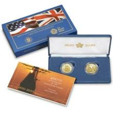 2020 Mayflower Voyage Two-Coin Gold Proof Set