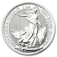 2020 1 oz Uncirculated Silver Britannia