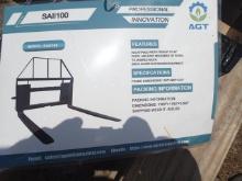 AGT Skid Steer Manual Forklift Attachment