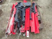 Pallet of Red & Gray Brackets