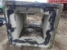 2 Hollow Square Concrete Block