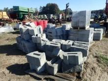 10 Pallets - Approx 175 Retaining Wall Concrete