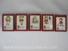 Campbell's Soup Kids Postcards in 5 x 7 inch Metal Frames, Set of 5