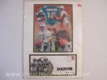 Dan Marino Matted Display from USPS with Postmarked Sept 8 2002 Stamp, 4 oz