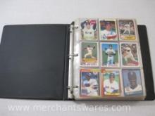 2-Inch Binder of 1980s-2000s MLB Baseball Cards including Jerry Stephenson, Jim Dwyer, Jim Rice,