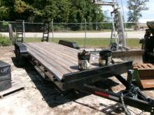 (8113) Clay's 7'X22' Equipment Trailer