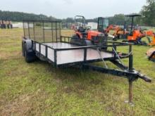 303 - 82" X 16' GATE TRAILER