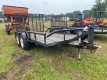 304 - 6 X 12 TANDEM AXLE TRAILER