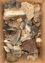 Big Box of Collectible Rocks/Semi Precious Stones