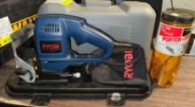 Ryobi JM80 Biscuit Joiner in Case with Can of Biscuits
