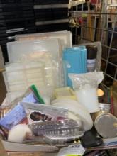 Assorted Crafting Supplies- Models, Stickers, Glitter and more