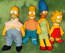 4- 1990's Simpson Dolls