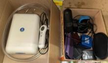Electronics Lot- Sleep number bed inflator, Bluetooth speakers, Microphone and more