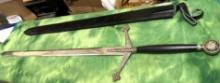 55" Sword with Sheath from Pakistan
