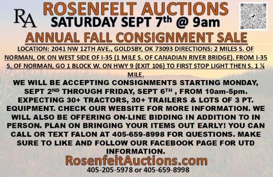 2024 FALL EQUIPMENT CONSIGNMENT AUCTION