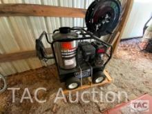 Water Cannon 4000 PSI Hot Water Pressure Washer W/ Added Hose Reel