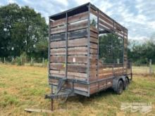 HOME MADE UTILITY TRAILER 16' W/MOBILE AX THROWING CAGE