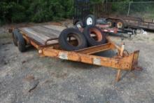 1979 14FT EQUIPMENT TRAILER WITH RAMPS