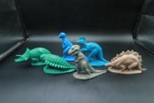Sinclair Oil Plastic Dinosaur 6 Piece Set