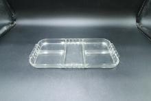 Divided Glass Tray