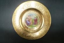 22k Gold Victorian Plate