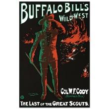 RE Society "Buffalo Bills Wild West" Print Lithograph on Paper
