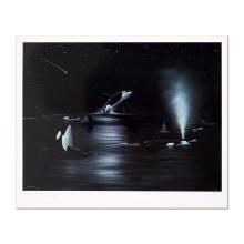 Wyland "Orca Starry Night" Limited Edition Lithograph On Paper