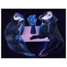 Yuroz "Table Of Negotiation" Limited Edition Serigraph On Paper