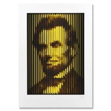 Jean-Pierre Yvaral "Abraham Lincoln" Limited Edition Serigraph On Paper