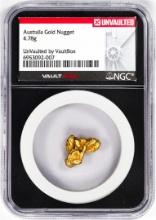 4.78 Gram Australia Gold Nugget NGC Vaultbox Unvaulted