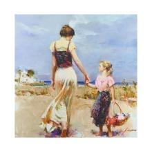 Pino (1939-2010) "Let'S Go Home" Limited Edition Giclee On Canvas