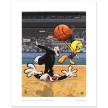 Looney Tunes "Sylester & Tweety Basketball" Limited Edition Giclee on Paper
