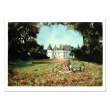 Robert Vernet Bonfort "The Picnic" Limited Edition Lithograph on Paper
