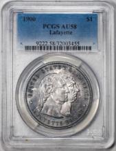 1900 $1 Lafayette Commemorative Silver Dollar Coin PCGS AU58