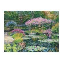 Howard Behrens (1933-2014) "Giverny Lily Pond" Limited Edition Giclee on Canvas