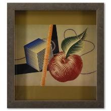 Victor Vasarely "Etude Lineaire De La Serie Graphismes 3" Mixed Media Print On Paper