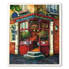 Anatoly Metlan "Bar Brasserie" Limited Edition Serigraph on Paper
