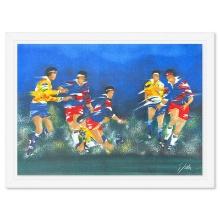 Victor Spahn "Rugby" Limited Edition Lithograph on Paper