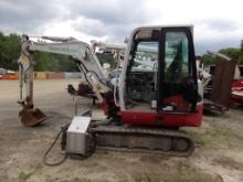 Takeuchi Green Machine Electric 240 Excavator with Charger, Lithium Whisper