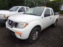 2015 Nissan Frontier SV, Ext. Cab, 4X4, Toolbox Mounted in Box of Truck, Or