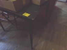 32'' Square Card Table, Black Finish (Dining Room)