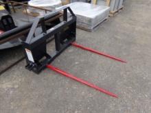 New Land Honor Dual Poiint Bale Spear for Skid Steer Loader