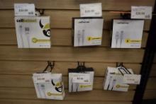 (6) ASSORTED CELLHELMET CHARGING CABLES