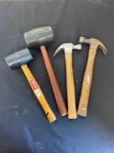 Rubber mallet and hammers