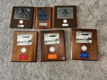 Corvette racing plaques/trophies