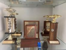 A lot of vintage trophies Corvette